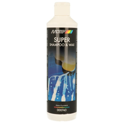 Шампоан за кола Motip Super Shampoo and Wax, 500 мл
