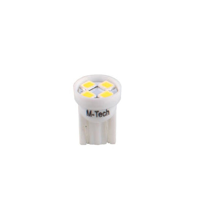 LED Bulb Set W5W M-Tech L017W, White, 2 pcs