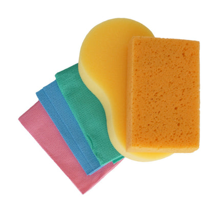 Car Cleaning Sponge and Cloth Set Mega Drive, 5 pieces