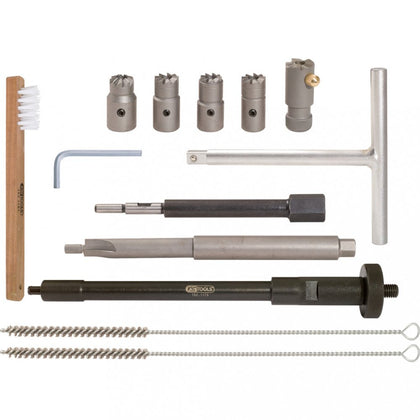 Kit de limpeza de injetores KS Tools, 13 peças