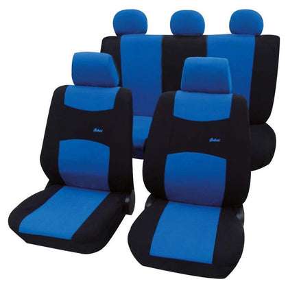 Car Seat Covers Set Petex Colori, Black - Blue