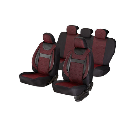 Комплект калъфи за седалки Чадър Dynamic, червен