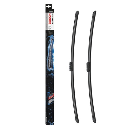 Windshield Wipers Set Bosch Aerotwin A640S, 725/725mm, Ford Focus III