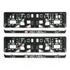 License Plate Holder Set Mega Drive Romania, 2 pcs