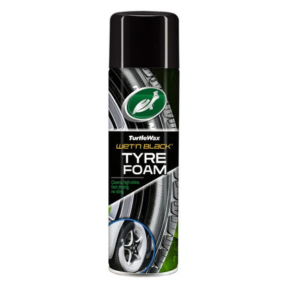 Tyre Cleaning Foam Turtle Wax Wet n Black, 500ml