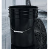 Secchio per autolavaggio con set di protezioni per la grinta SpeckLESS Wash Warrios, nero, 20 l