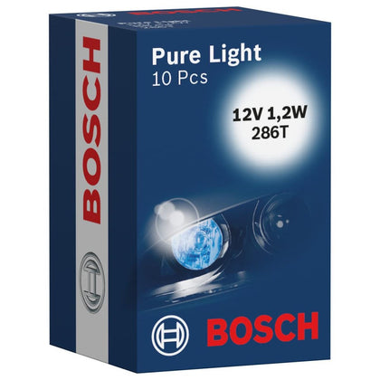 Автомобилни крушки B8,5d Bosch Pure Light, 12V, 1.2W, 10 бр.