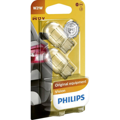 Интериорни и сигнални крушки W21W Philips Vision 12V, 21W, 2 бр.