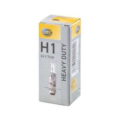 Sunkvežimio halogeninė lemputė H1 Hella Heavy Duty, 25V, 70W