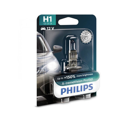 Halogeninė lemputė H1 Philips X-TremeVision Pro150, 12V, 55W
