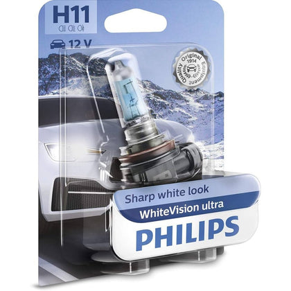 Halogenska žarnica H11 Philips WhiteVision Ultra, 12V, 55W