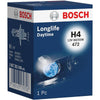Halogén izzó H4 Bosch Long Life, 12V, 60/55W