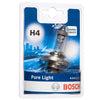 Λαμπτήρας αλογόνου H4 Bosch Pure Light P43t, 12V, 60/55W