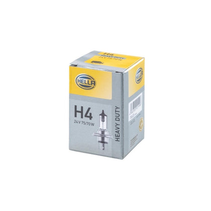 Halogenlampe H4 Hella Heavy Duty, 24V, 75/70W