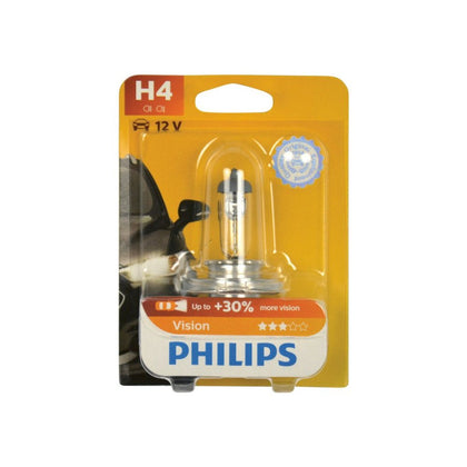 Λάμπα αλογόνου H4 Philips Vision, 12V, 60/55W