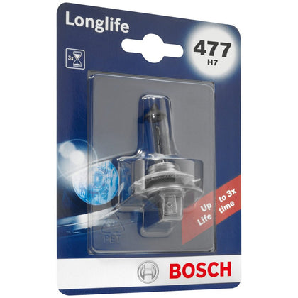 Λαμπτήρας αλογόνου H7 Bosch Long Life, 12V, 55W