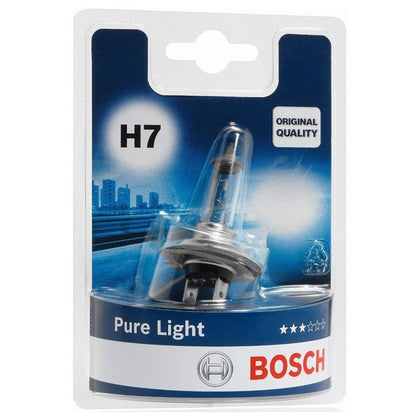 Λαμπτήρας αλογόνου H7 Bosch Pure Light, 12V, 55W