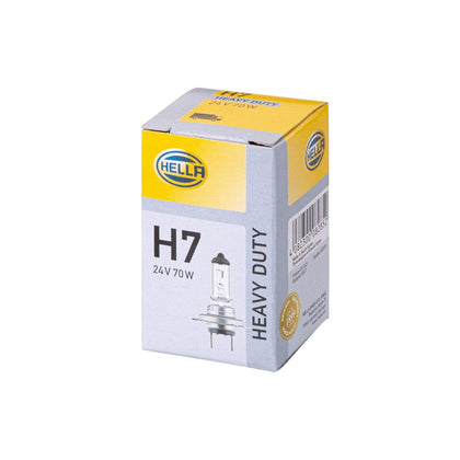 Sunkvežimio halogeninė lemputė H7 Hella Heavy Duty, 24V, 70W