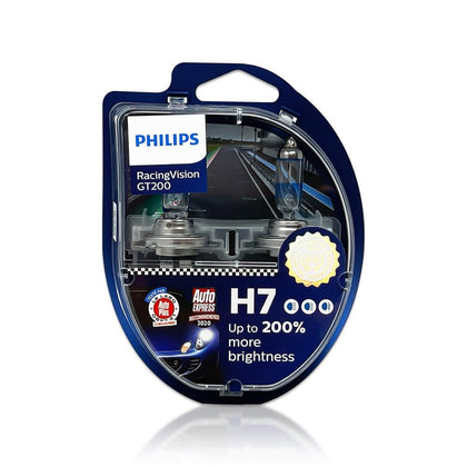 Halogeenipolttimot H7 Philips Racing Vision GT200, 12V, 55W, 2 kpl