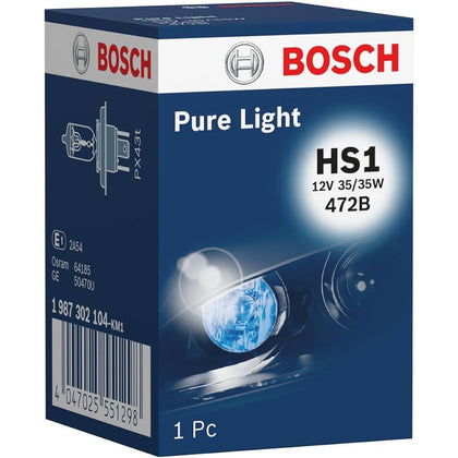 Халогенна крушка HS1 Bosch Pure Light, 12V, 35W