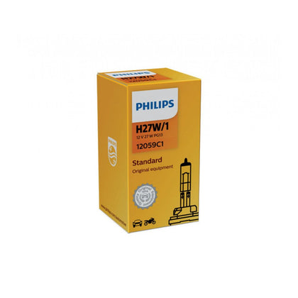 Priešrūkinio žibinto halogeninė lemputė H27W/1 Philips Standard, 12V, 27W