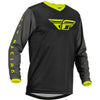 Moto marškinėliai Fly Racing F-16, geltoni, 2X - dideli