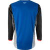 Bekelės marškinėliai Fly Racing Kinetic Kore, juoda/mėlyna, didelis