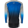 Terenska majica Fly Racing Lite, črna/modra/siva, srednja