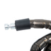 Proti-kradljivski kabel Oxford z oklepnim kablom, črn