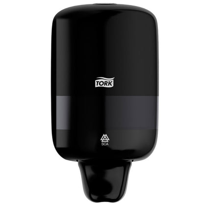 Дозатор за течен сапун Tork Mini, черен, 475 мл