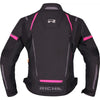 Richa Airstream 3 jaka sieviešu motociklistu jaka, melna/rozā