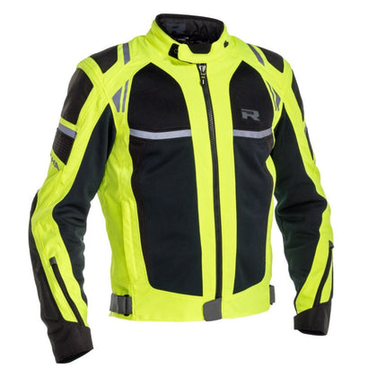 Moto jakna Richa Airstorm WP jakna, črna/rumena