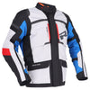 Moto jakna Richa Brutus Gore-Tex jakna, siva/črna/modra/rdeča