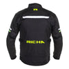 Touring Moto Jacket Richa Buster WP Long Jacket, Μαύρο/Κίτρινο