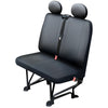 Pokrowiec na siedzenie samochodowe Eco Leather Van CarPassion, czarny, L
