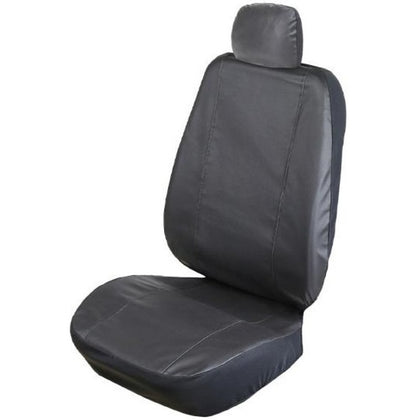 Automobilio sėdynės užvalkalas CarPassion, sintetinė oda, juoda, M