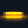 LED autóbelső lámpa Mega Drive, 10 cm, 12/24V, narancssárga