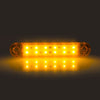 LED notranja svetilka za avto Mega Drive 15,8 cm, 12/24V, oranžna