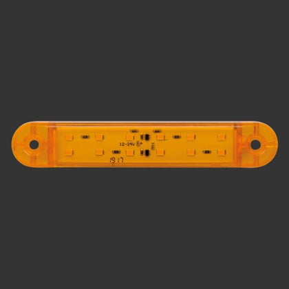 LED automobilio vidaus lemputė Mega Drive 15,8 cm, 12/24V, oranžinė