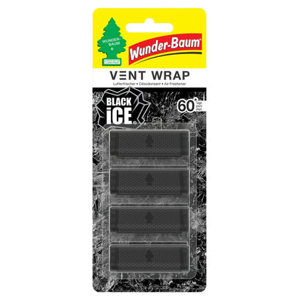 Oro gaiviklis Wunder Baum Vent Wrap Black Ice automobilis