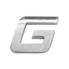 Autó embléma G betű Mega Drive, 26mm, króm