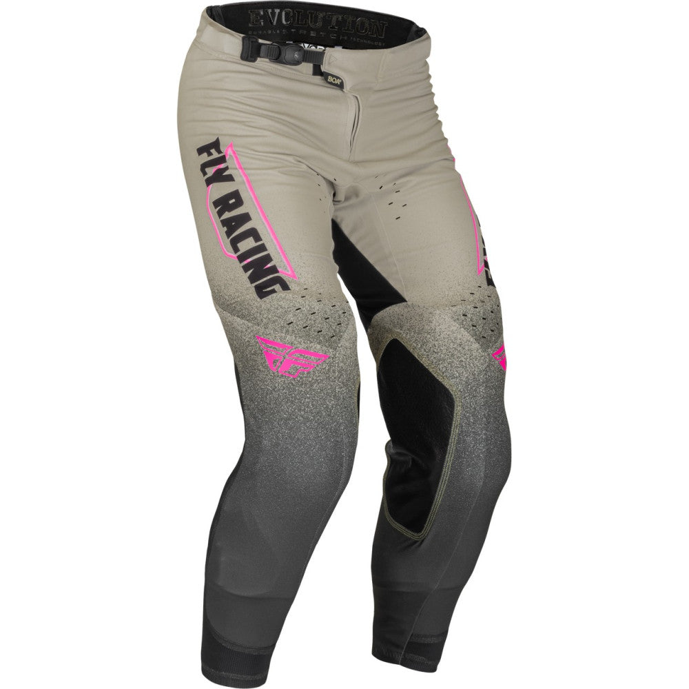 Moto Off-Road Pants Fly Racing Evolution DST Pants, Beige/Black/Pink - FLY  376-13330 - Pro Detailing