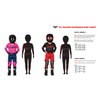 Vaikiškos bekelės kelnės Fly Racing Youth Kinetic Khaos, mėlyna/rožinė/pilka