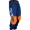 Otroške hlače za vožnjo po brezpotjih Fly Racing Youth Kinetic Khaos, modra/oranžna/bela