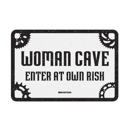 Μεταλλική πλάκα Oxford Garage Woman Cave