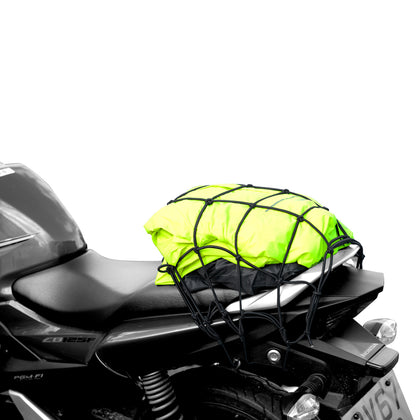 Daugiafunkcinis elastinis tinklas motociklui Oxford Cargo Net, juodas XL