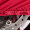 Wewnętrzny premium pokrowiec na motocykl Oxford Protex Stretch, czerwony