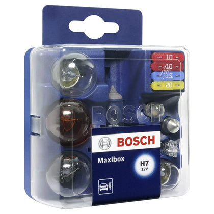 Zestaw żarówek samochodowych Bosch Maxibox H7, 12V