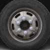 Cubierta para pernos de rueda de camión con juego de indicadores Mega Drive, gris, 32 mm, 41 mm, 10 piezas