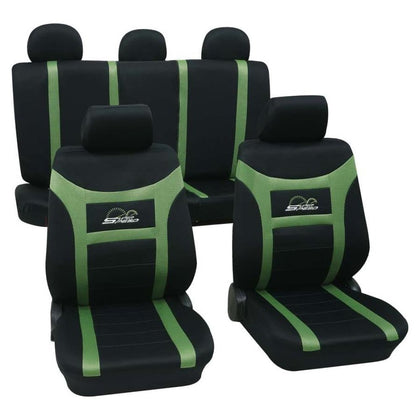 Set presvlaka za sjedala Petex Super Speed, crno-zelena